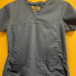 Greys anatomy royal blue scrubs. 2 tops 1 bottom